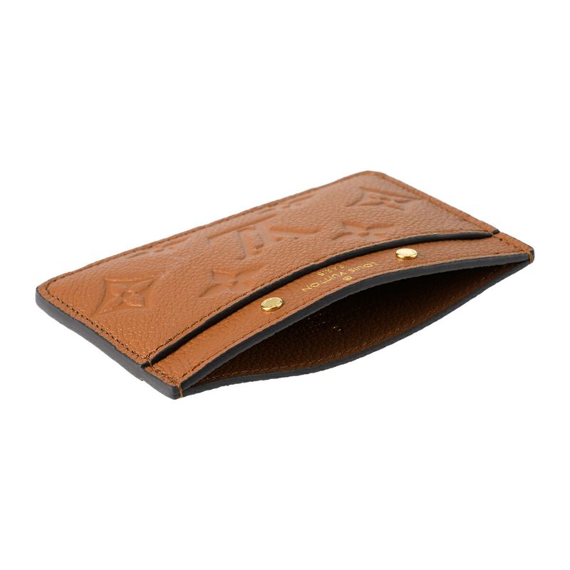 Louis Vuitton Card Case Holdere Surple Cognac — view 5