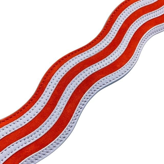 Fendi Strap You Long Shoulder Accessories For Bags Wave Suede Leather Red — view 6