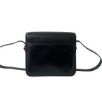 Celine Vintage Logo Ring Hardware Calf Leather Shoulder Bag