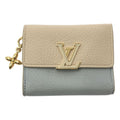 Louis Vuitton Portefeuille Capucines XS Leather Logo Compact Wallet