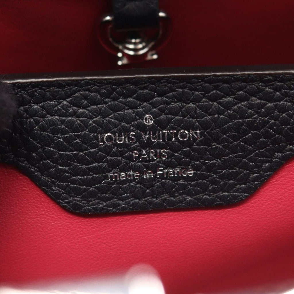 Louis Vuitton Handbag Capucines BB Noir Black 2-Way Leather Exotic Cles — view 4