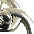 Chanel Brooch Silver Metal Turnlock — view 6
