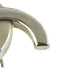 Chanel Brooch Silver Metal Turnlock — view 7