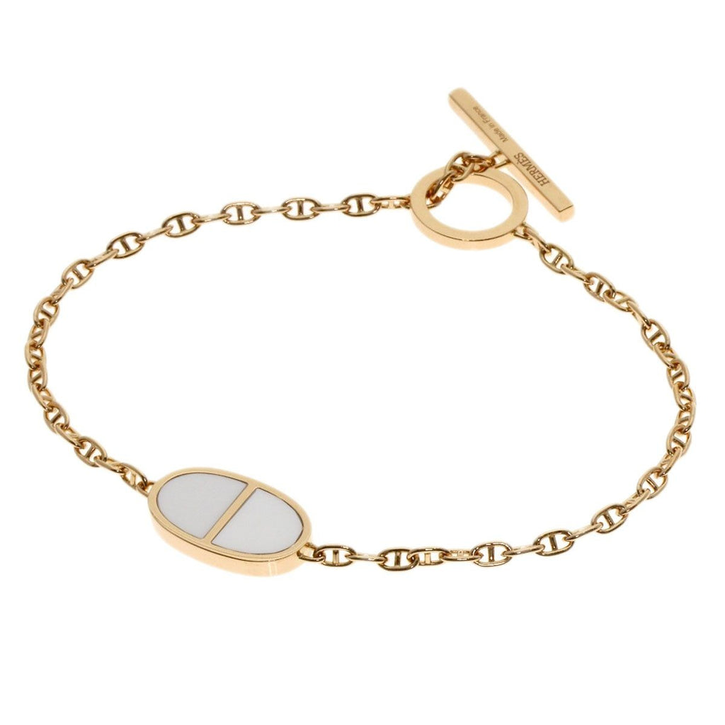 Hermes Chaine D'ancre Verso Bracelet 18K Pink Gold