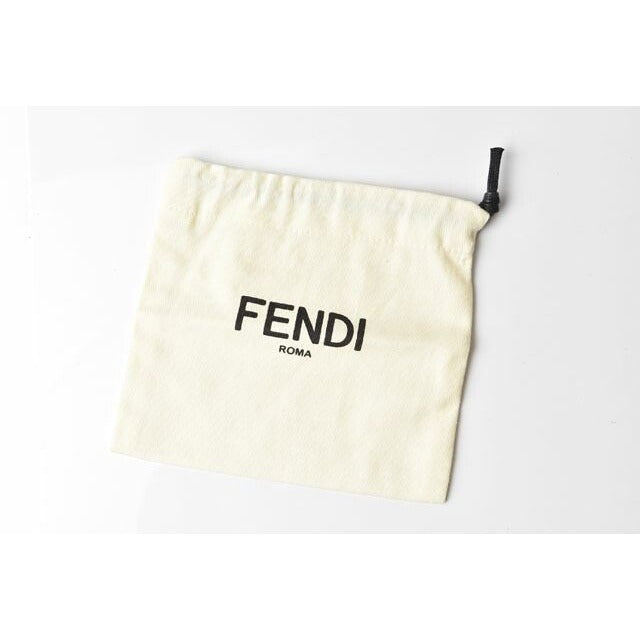 Fendi Key Holder Sling Bag Charm Logo Motif Rubber Leather Multicolor — view 7