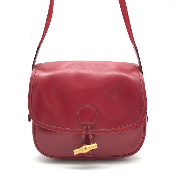 Hermes Vintage Box Calf Shoulder Bag Red