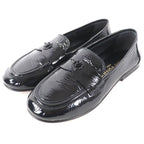 Louis Vuitton 1 Acyyl Soho Line Circle Logo Patent Leather Loafer Black 35