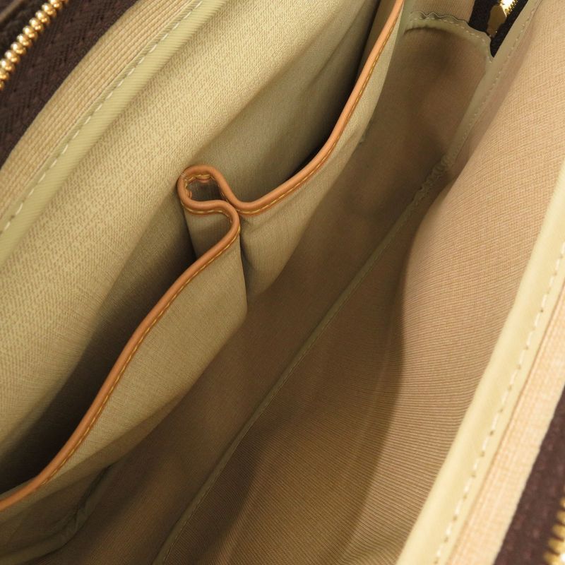 Louis Vuitton Reporter GM Monogram Brown Shoulder Bag 0241 — view 6
