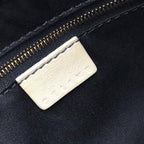 Celine Macadam Suede Hand Bag Blue — view 8