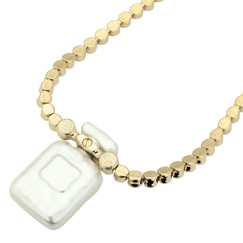 Chanel Constellation Crystal Embellished Gold/Silver Necklace — view 3