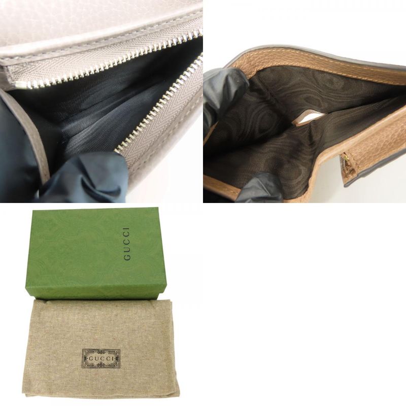 Gucci Bifold Wallet GG Marmont Supreme Canvas Leather Dusting — view 9