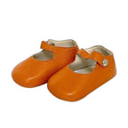 Hermes Baby Shoes Orange Addada Leather
