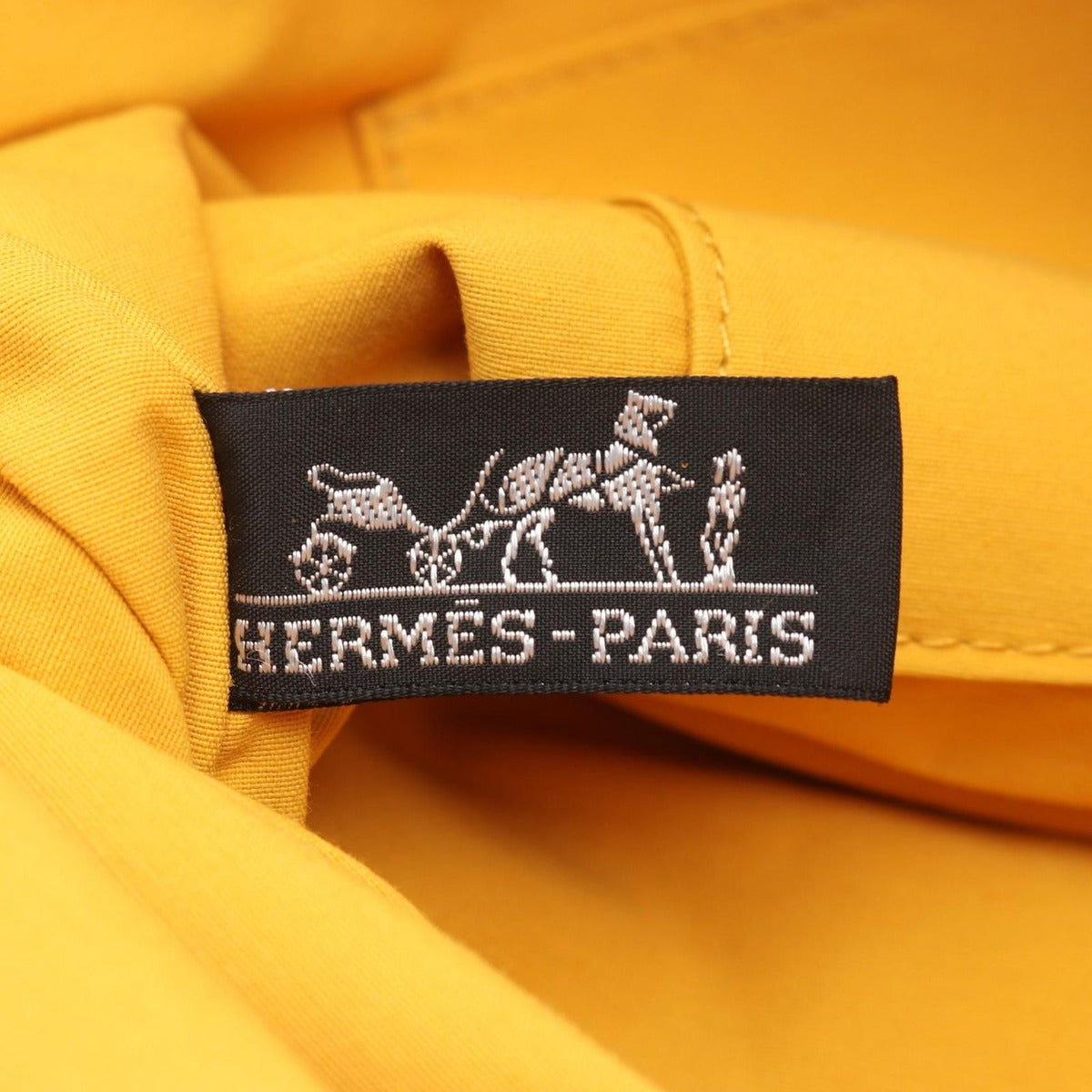 Hermes Pouch Bolide 30 Yellow Canvas GM — view 4