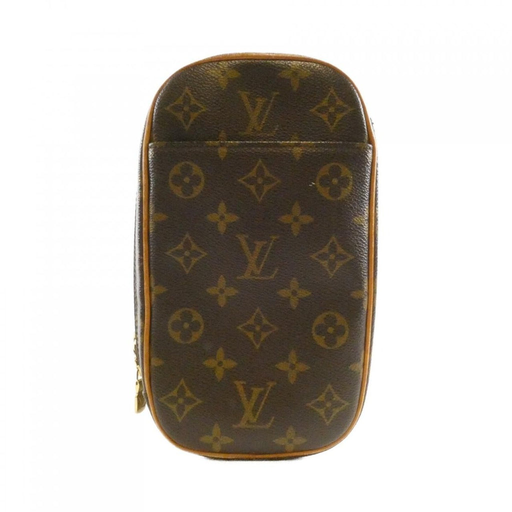 Louis Vuitton Monogram Pochette Gange Shoulder Bag Brown Marron