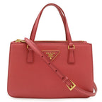 Prada Galleria Triangle Logo Handbag Mini Bag 2-Way Shoulder Crossbody — view 3