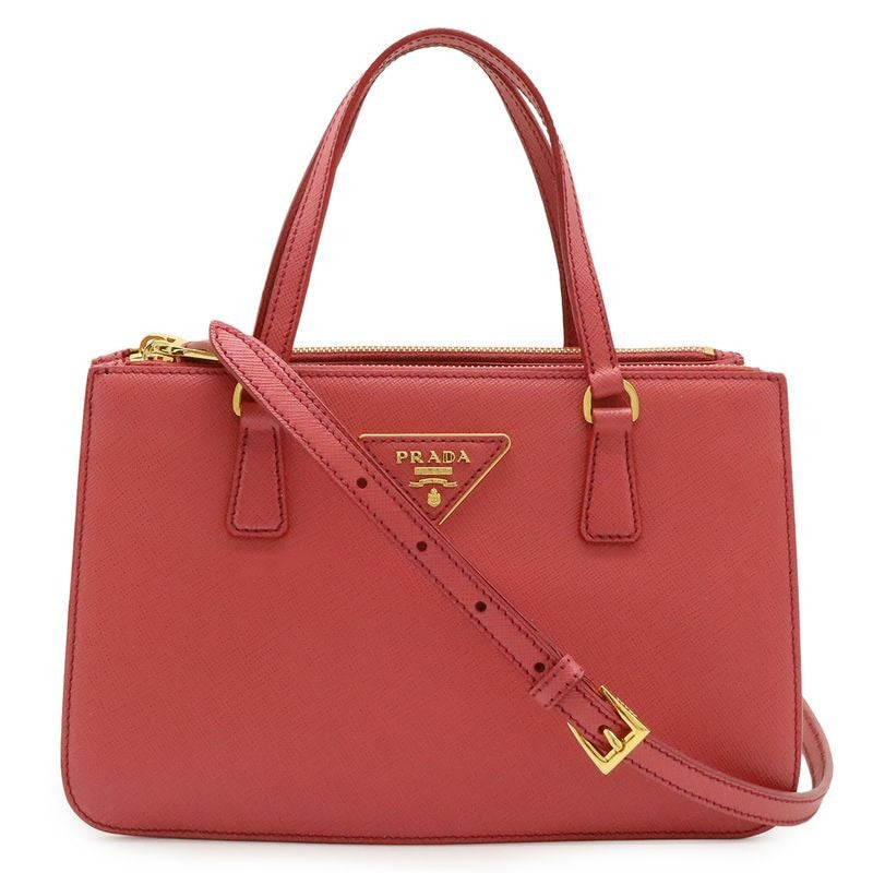 Prada Galleria Triangle Logo Handbag Mini Bag 2-Way Shoulder Crossbody — view 3