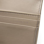 Celine Trifold Wallet Small Gray Beige Leather — view 6