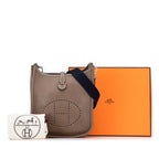 Hermes Evelyne TPM Amazon Etoile Glaze Silver Hardware Taurillon Clemence — view 9