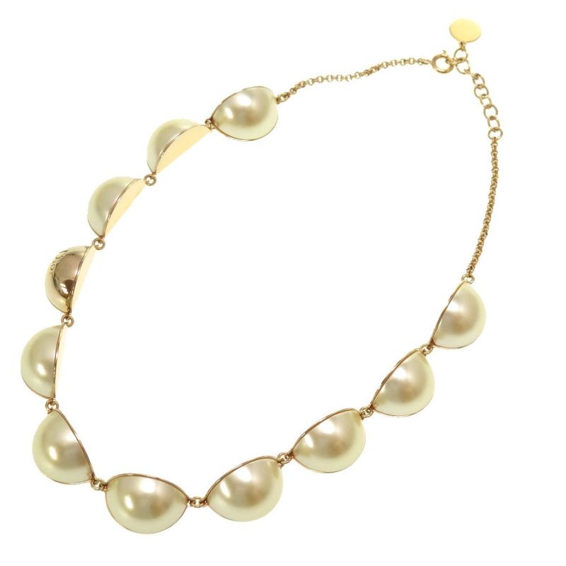 Dior Gold Metal Choker Accessory Necklace 0128