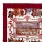 Hermes Carre 90 Silk Scarf Turqveries en L'honneur de Mht Turkish March — view 3