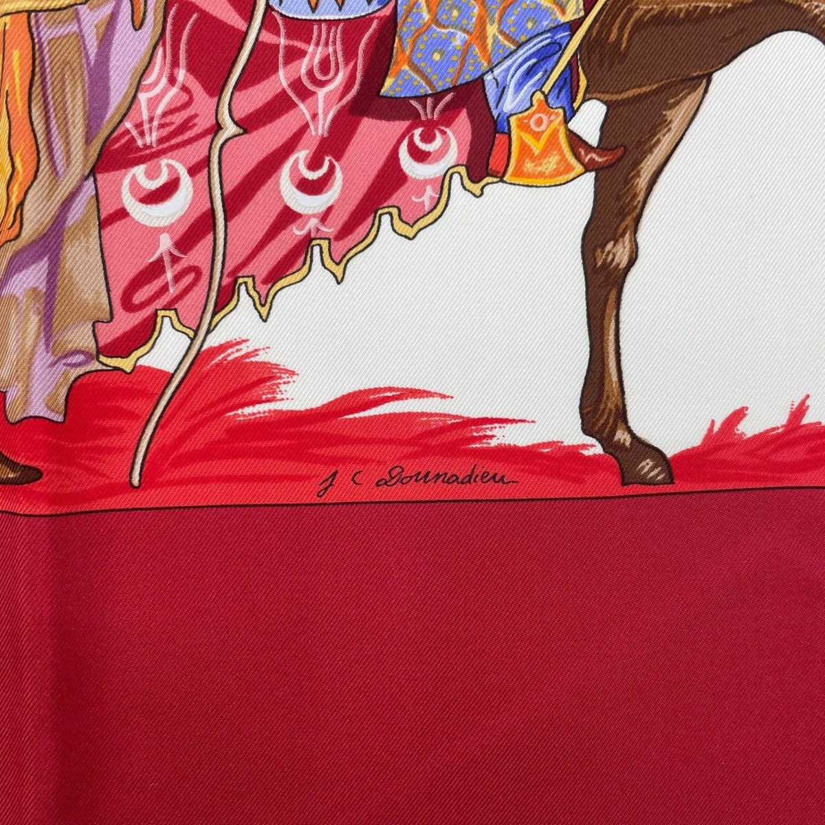 Hermes Carre 90 Silk Scarf Turqveries en L'honneur de Mht Turkish March — view 9