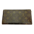 Louis Vuitton Monogram Pochette Porte Monet Cles Di Brown — view 4