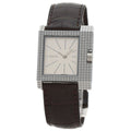 Gucci Square Face Watch SS Leather