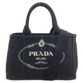 Prada Canapa Mini 2-Way Handbag Canvas