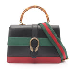 Gucci Handbag Bamboo Dionysus Black Leather — view 2