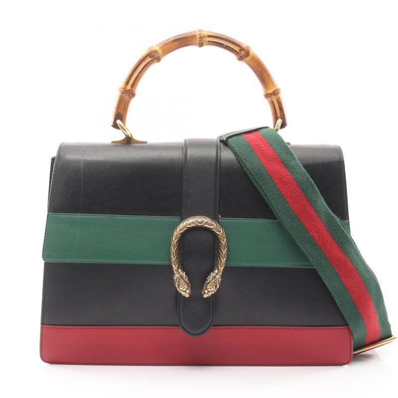 Gucci Handbag Bamboo Dionysus Black Leather — view 2