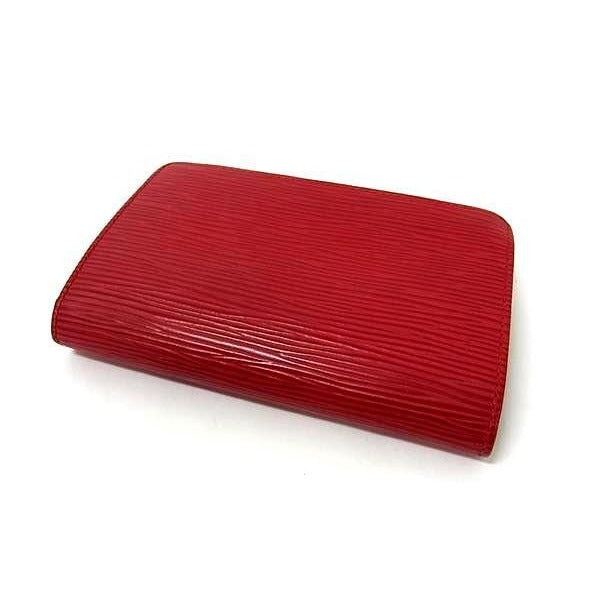 Louis Vuitton Bifold Wallet Porte Monnaie Viennois M6324 E Rouge Epi — view 3