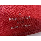 Louis Vuitton Bifold Wallet Porte Monnaie Viennois M6324 E Rouge Epi — view 7
