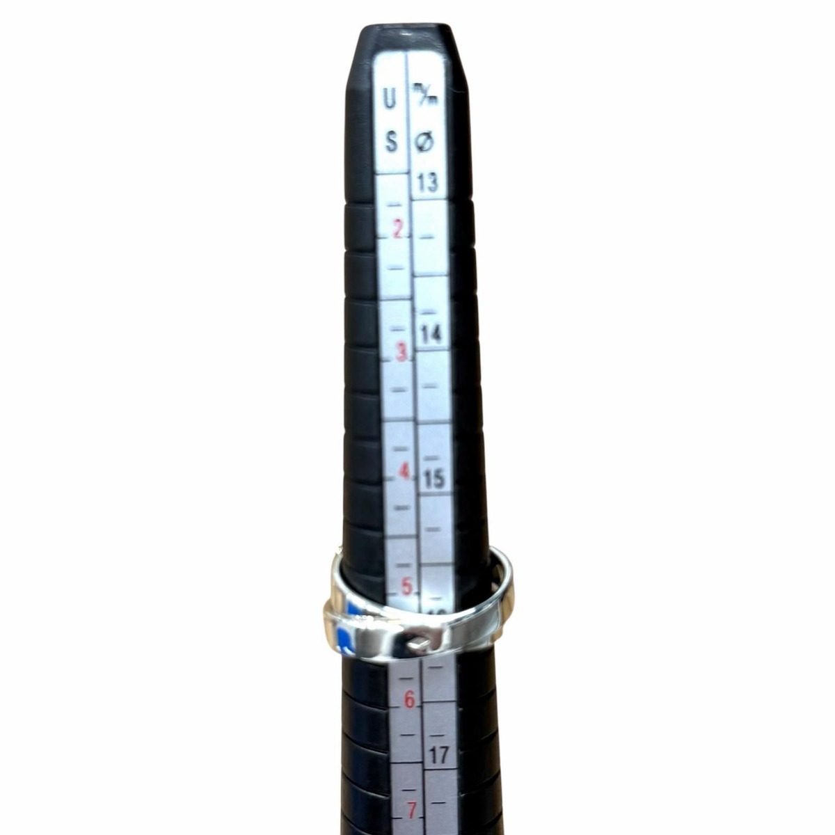 Hermes Vintage 925 750 Double True Ring Combination Silver Gold 50 Weight — view 8