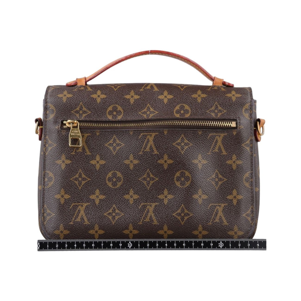 Louis Vuitton Pochette Metis MM Monogram Brown Canvas Handbag — view 2