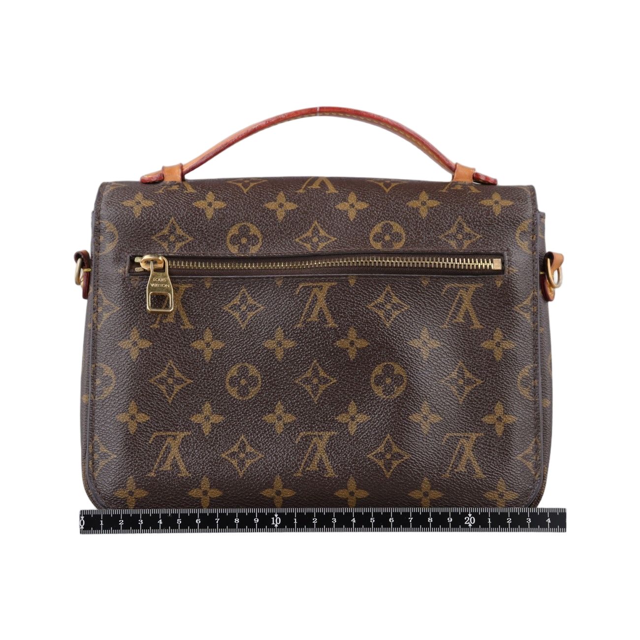 Louis Vuitton Pochette Metis MM Monogram Brown Canvas Handbag — view 2