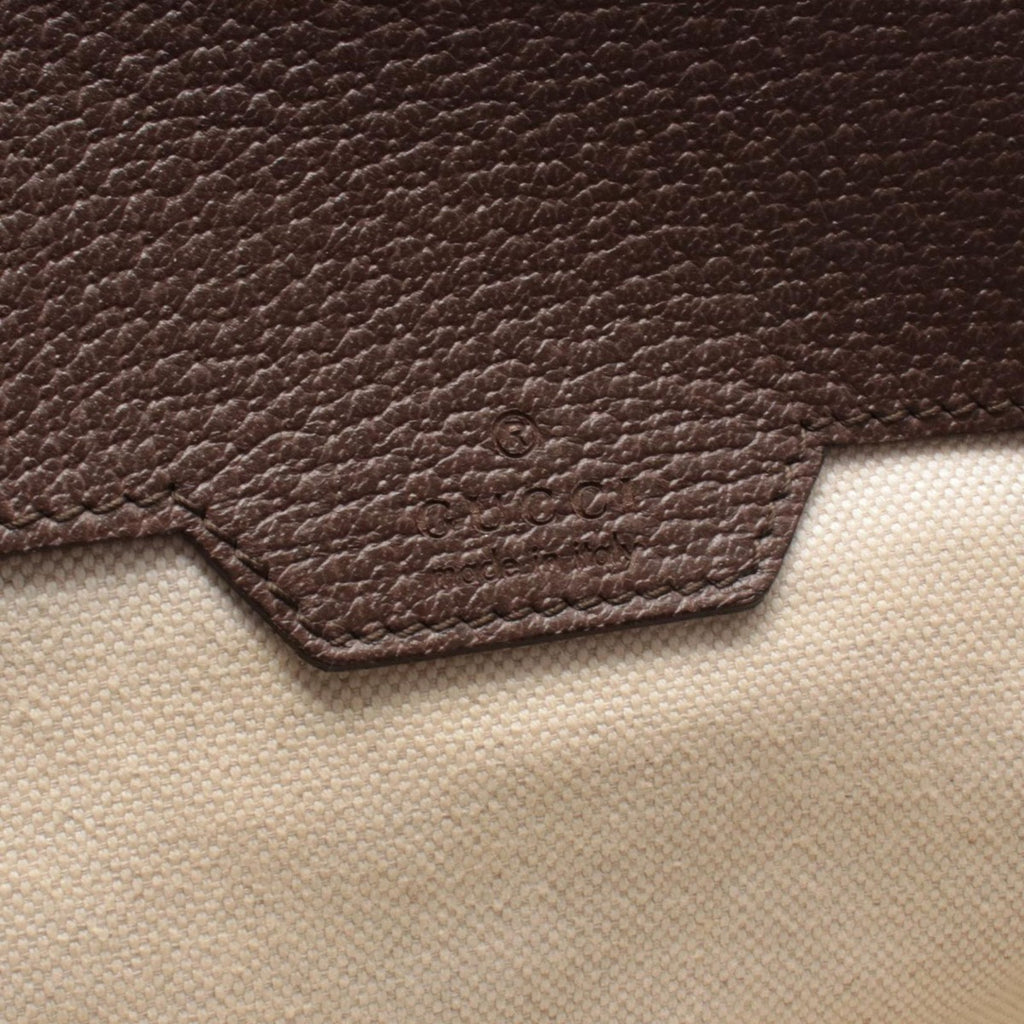 Gucci Backpack Jumbo GG Beige Brown Canvas Leather — view 4