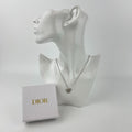Dior Necklace Silver Vintage