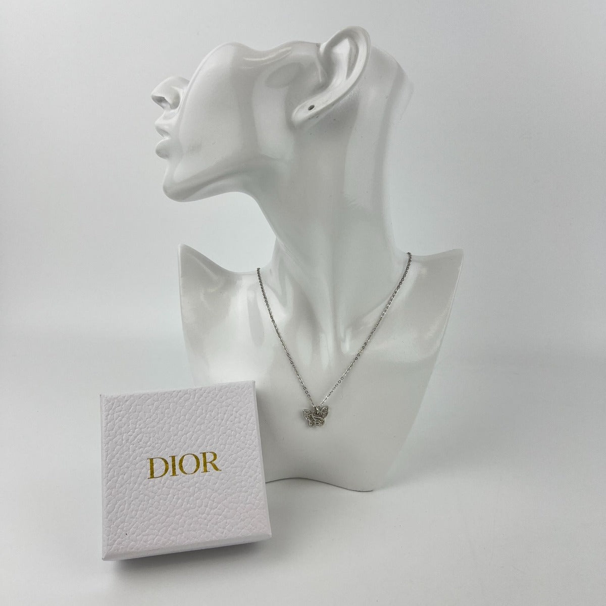 Dior Necklace Silver Vintage