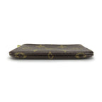 Louis Vuitton Coin Case Pochette Cles Monogram Brown Gold Hardware Pouch — view 4