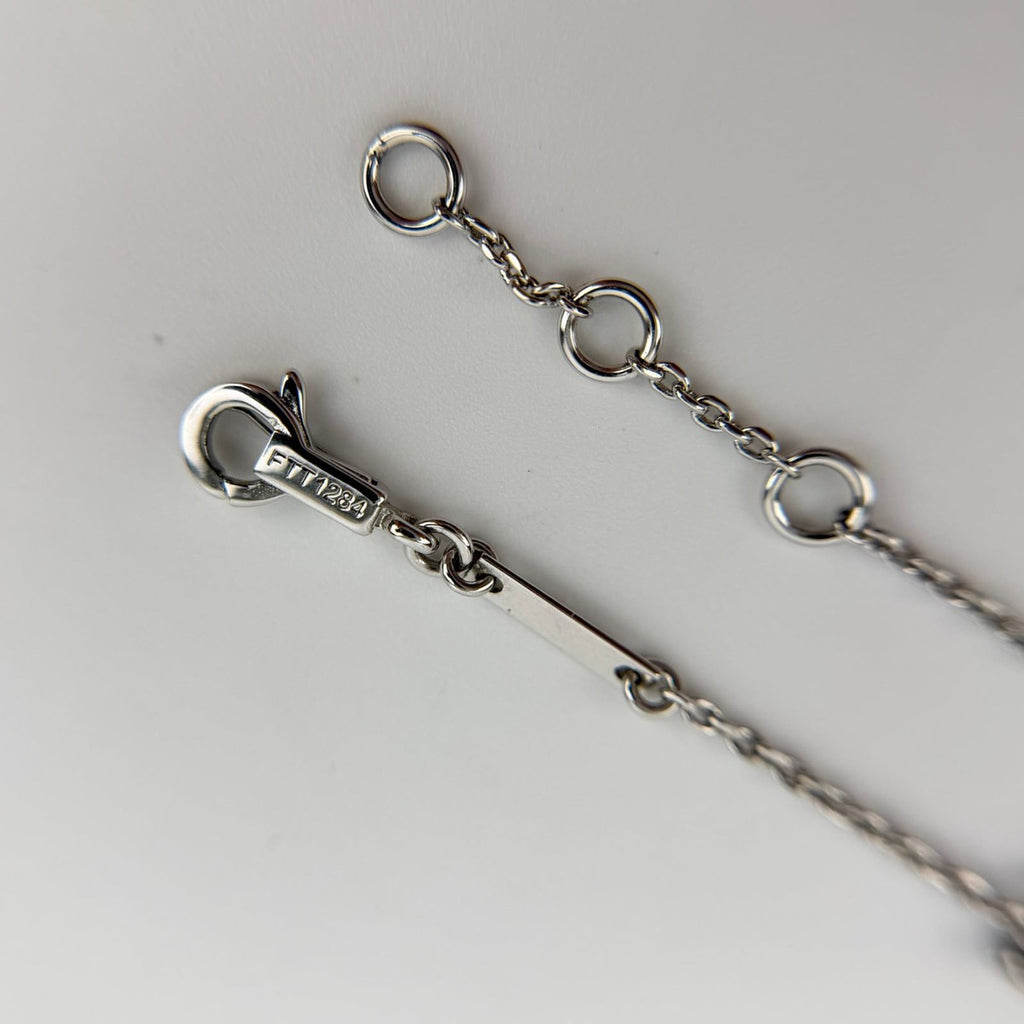 Celine Logo Triomphe Bracelet Silver Vintage — view 8