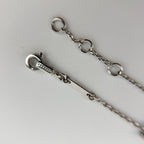 Celine Logo Triomphe Bracelet Silver Vintage — view 8