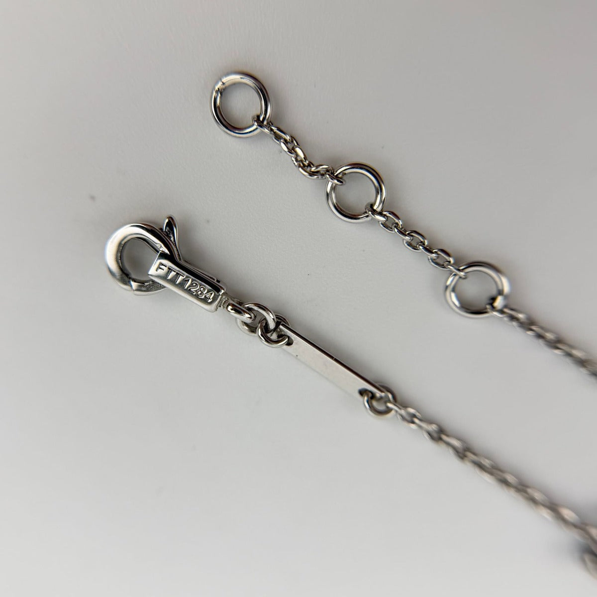 Celine Logo Triomphe Bracelet Silver Vintage — view 8