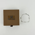 Celine Logo Triomphe Bracelet Silver Vintage
