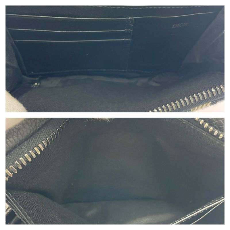 Dior 2 yse Canvas Leather Oblique Strap Pouch Shoulder Bag — view 9