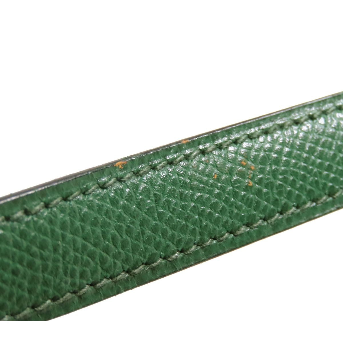 Hermes Kelly Shoulder Strap 16mm Green Gold Courchevel — view 7