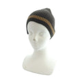 Gucci Beanie Knit Cap Logo Bicolor M Brown GY03 MQ OH