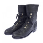 Chanel Short Boots Lambskin Black — view 3