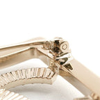 Chanel Brooch Corsage Gold Coco Mark Rhinestone Square — view 9