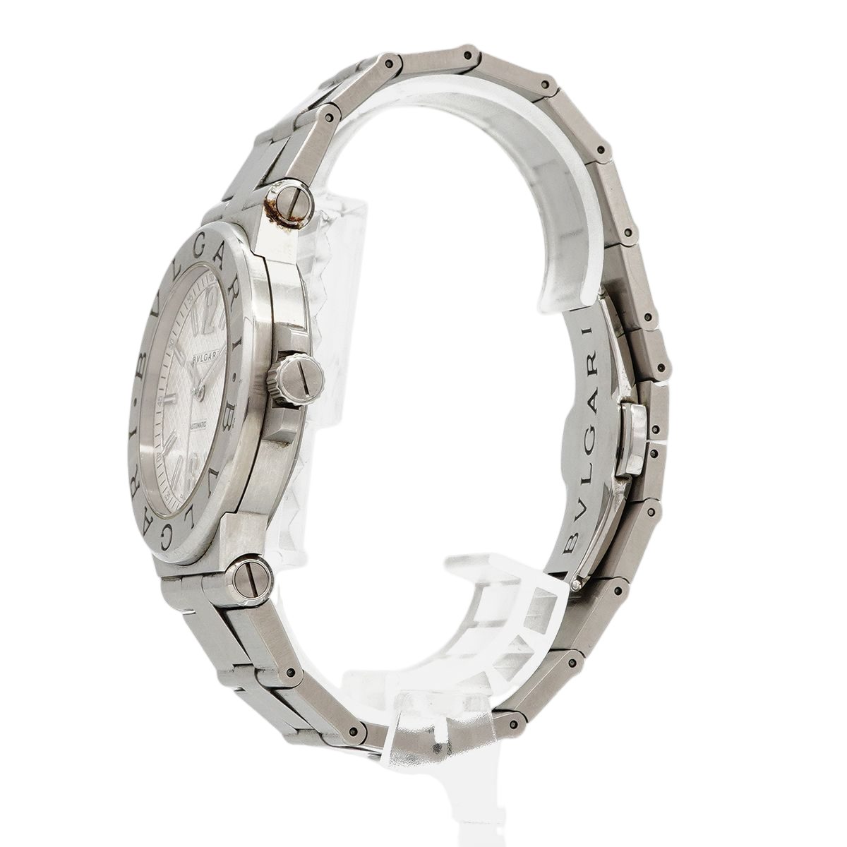 Bvlgari Diagono Date Silver Dial Watch — view 2