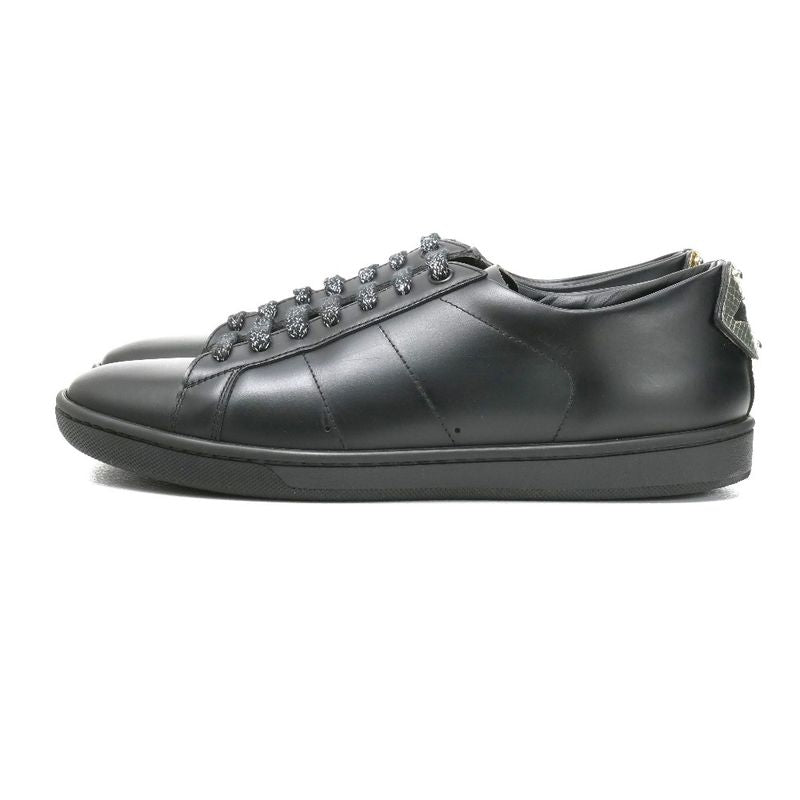 Saint Laurent Paris Sneakers Size 37 low Cut Rip Patch Leather Shoes — view 2